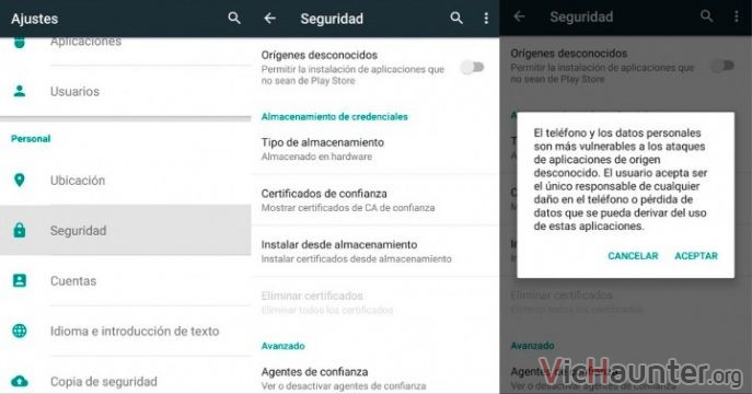 Como Activar Origenes Desconocidos En Cualquier Android