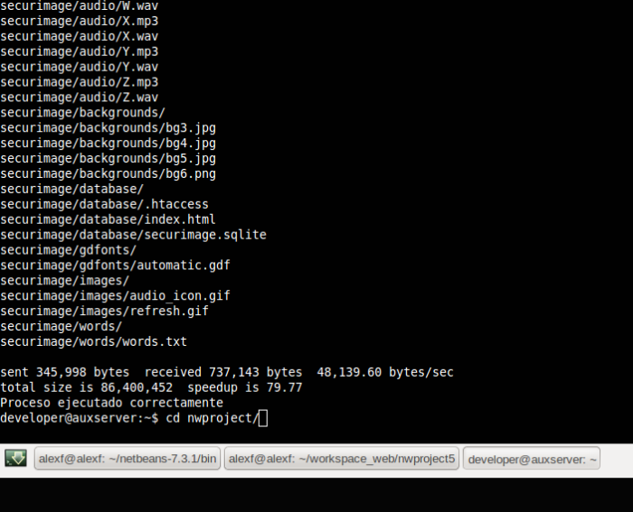 Manejar archivos carpetas desde la terminal linux