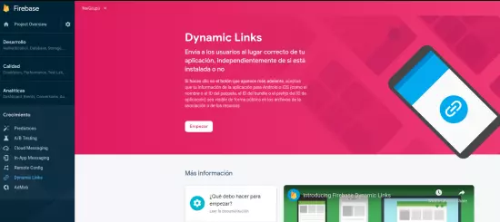 Creando links dinámicos con Firebase Dynamic Links
